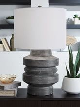 Load image into Gallery viewer, Wahida - Distressed Black - Poly Table Lamp