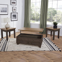 Load image into Gallery viewer, Bear Creek - 3 Piece Table Set - Brown