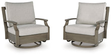 Load image into Gallery viewer, Rainier Ranch - Brown / Beige - Swivel Glider Chair With Cushion