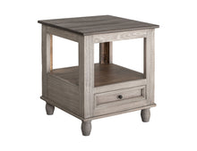 Load image into Gallery viewer, Tornado - End Table - Ivory / Brown