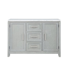 Load image into Gallery viewer, Fiona - Marble Top Dining Buffet / Server - Mist Gray