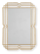 Load image into Gallery viewer, Claybrook - Gold Finish - Accent Mirror
