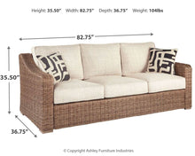 Load image into Gallery viewer, Beachcroft - Sofa With Cushion