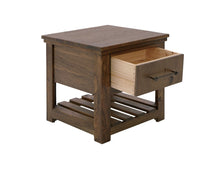 Load image into Gallery viewer, Walnut - 1 Drawer Chairside Table
