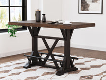 Load image into Gallery viewer, Valebeck - Rect Dining Room Counter Table With Wine Rack