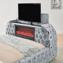 Load image into Gallery viewer, Natalia - Upholstered Bed With Decking Board Set