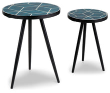 Load image into Gallery viewer, Clairbelle - Teal - Accent Table (Set of 2)