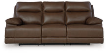 Load image into Gallery viewer, Vonryan - Tobacco - Power Reclining Sofa With Adj Headrest