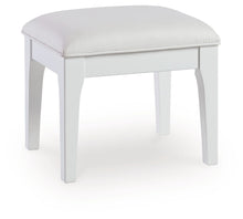 Load image into Gallery viewer, Chalanna - White - Vanity Stool