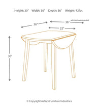 Load image into Gallery viewer, Hammis - Round Dining Drop Leaf Table Set