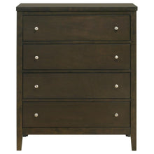 Load image into Gallery viewer, Wilkes - 4-Drawer Chest Of Drawers - Dark Cocoa