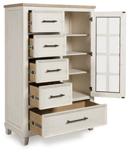 Load image into Gallery viewer, Shaybrock - Antique White / Brown - Door Chest