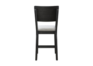 Cline - Counter Height Chair (Set of 2) - Charcoal / Gray