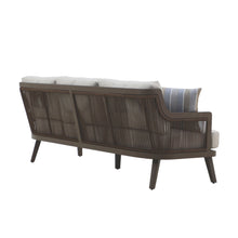 Load image into Gallery viewer, Genova - Patio Sofa With Two Accent Pillows - Gray