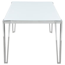 Load image into Gallery viewer, Pauline - Rectangular Glass Top Dining Table - Chrome