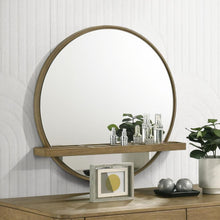 Load image into Gallery viewer, Arini - Round Vanity Wall Mirror With Shelf