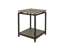 Load image into Gallery viewer, Blacksmith - End Table - Truffle Brown / Oil Black