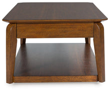 Load image into Gallery viewer, Trenmour - Medium Brown - Rectangular Cocktail Table