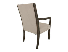 Load image into Gallery viewer, Black Verona - Upholstered Dining Armchair - Ivory