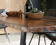 Load image into Gallery viewer, Ditman - Live Edge Dining Table - Gray Sheesham