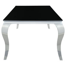 Load image into Gallery viewer, Carone - Rectangular Glass Top Dining Table