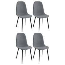 Load image into Gallery viewer, Dennison - Upholstered Dining Side Chair (Set of 4) - Gray
