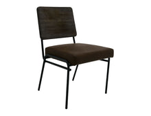 Load image into Gallery viewer, Black Balam - Upholstered Seat &amp; Metal Base Chair (Set of 2) - Oil Black