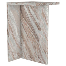 Load image into Gallery viewer, Bowdoin - Genuine Marble Accent Side Table - Gray