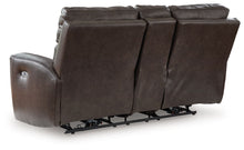 Load image into Gallery viewer, Crossplex - Smoke - Power Recline Loveseat / Console / Adjustable Headrest