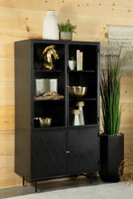 Load image into Gallery viewer, Santiago - 4 Door Metal Tall Storage Cabinet - Matte Black