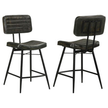 Load image into Gallery viewer, Partridge - Leather Counter Chair (Set of 2)