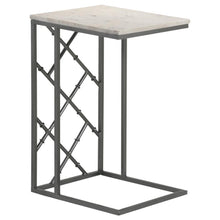 Load image into Gallery viewer, Angeliki - Marble Top C-Shape Sofa Side Table