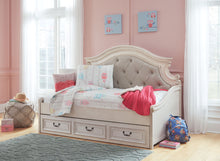 Load image into Gallery viewer, Realyn - Chipped White - Twin Day Bed with Storage