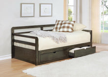 Load image into Gallery viewer, Sorrento - 2-Drawer Twin Long Daybed With Extension Trundle - Gray