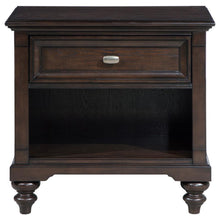 Load image into Gallery viewer, Andover - 1-Drawer Nightstand Bedside Table - Dark Oak