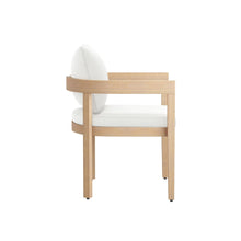 Load image into Gallery viewer, Wesley - Patio Side Chair With Cushion - White