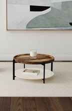 Load image into Gallery viewer, Adhvik - Round Table With Marble Shelf