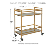 Load image into Gallery viewer, Kailman - Bar Cart