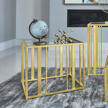 Load image into Gallery viewer, Adri - Rectangular Glass Top Side End Table