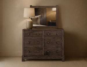 Dark Atenas - 6-Drawer Dresser - Brown