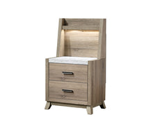 Load image into Gallery viewer, Tilston - Nightstand With Wall Panel - Natural