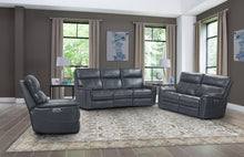 Load image into Gallery viewer, Reed - Power Reclining Sofa Loveseat And Recliner - Indigo