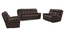 Load image into Gallery viewer, Goliath - Manual Reclining Sofa Loveseat And Recliner - Arizona Brown