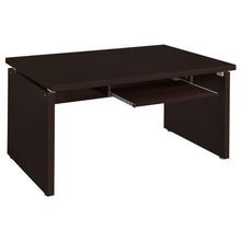 Load image into Gallery viewer, Skylar - Computer Desk With Keyboard Drawer - Cappuccino