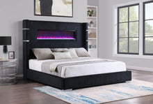 Load image into Gallery viewer, Tisdall - Upholstered Fireplace Bed