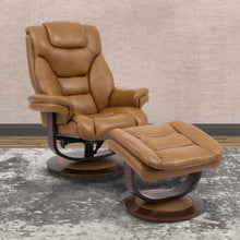 Load image into Gallery viewer, Monarch - Manual Reclining Swivel Chair and Ottoman