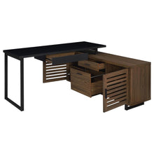 Load image into Gallery viewer, Maddox - L-Shape Office Computer Desk - Black