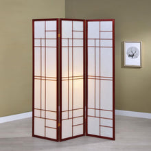 Load image into Gallery viewer, Katerina - 3-Panel Room Divider Folding Shoji Screen - Cherry