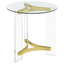 Load image into Gallery viewer, Janessa - Acrylic Coffee And End Table Set