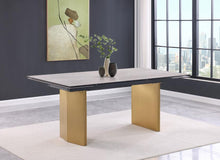 Load image into Gallery viewer, Vesa - Glass Top Extension Dining Table - Beige